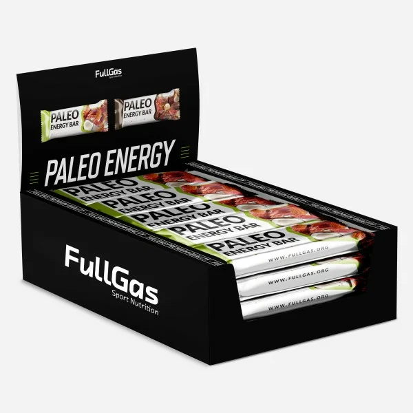 Boîte de 12 unités - Barre énergétique Paléo - Amande - Noix de coco 50 g