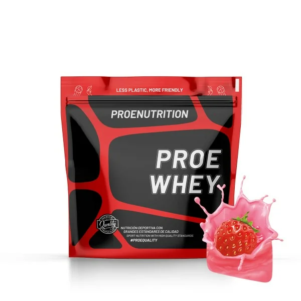 100% Whey Protein (Concentrado) - Fresas con nata - 454g