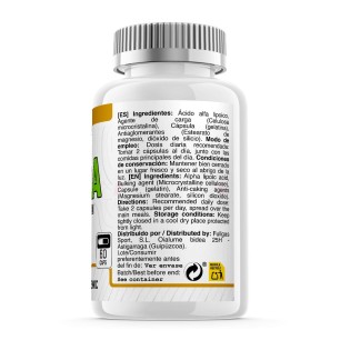 R-ALA (Ácido Alfa Lipoico) - 60 cápsulas