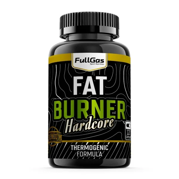 Fat Burner Hardcore (Fórmula termogénica) - 120 cápsulas