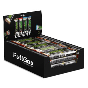 Caja 20 u - Gummy Performance - Ratio 1:0,8 - Fresa - 50 mg cafeína