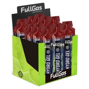 Hydro Gel Ratio 1:0,8 (con Cafeína) - Caja 12 u. - Berry - 50g
