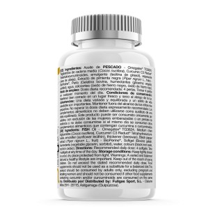 Natural Immune - Omega 3 + Curcumina + Piperina - 120 perlas