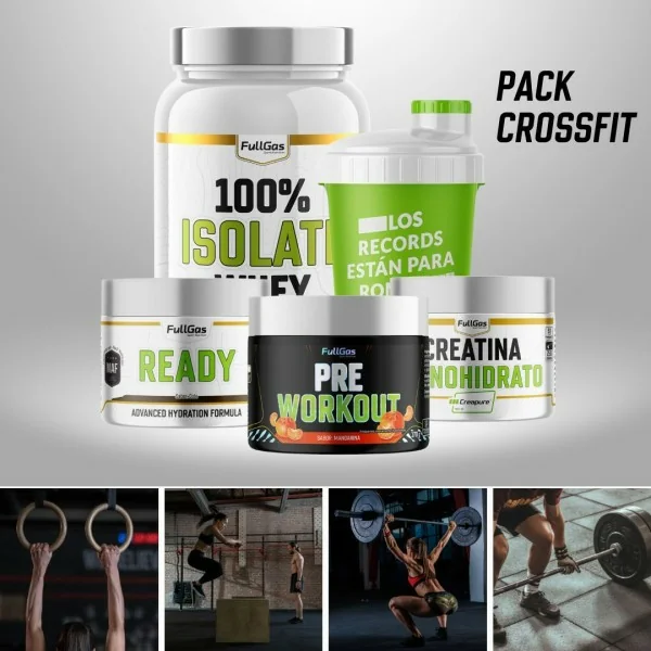 Pack CROSSFIT - 100% ISOLATE, READY, CREATIN et PRE-WORKOUT