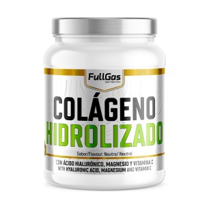 Colágeno Hidrolizado en polvo (con Vit. C, Mg, Ác. Hialurónico) - Neutro - 400g