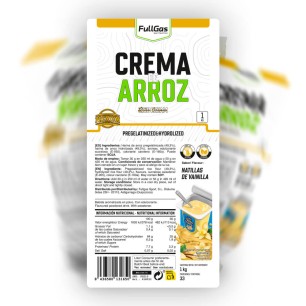 Crema de Arroz (50% Hidrolizada-50% Pregelatinizada) - Vainilla - 1kg