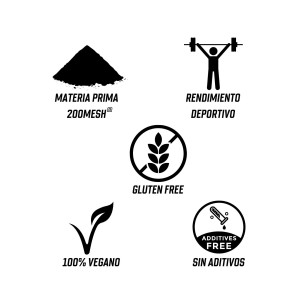 Creatina Monohidrato 200 Mesh en polvo - Neutra - 500g