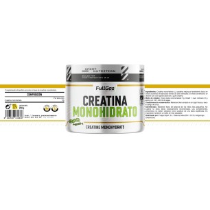 Creatina Monohidrato 200 Mesh en polvo - Neutra - 500g