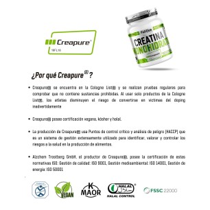 Creapure® (Creatina Monohidrato en polvo) - Neutra - 250g