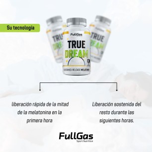 True Dream (Melatonina de Liberación Dual) - 60 cápsulas
