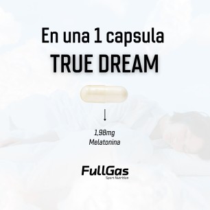 True Dream (Melatonina de Liberación Dual) - 60 cápsulas