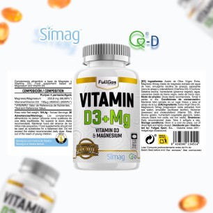 Vitamina D3 (Quali®-D) + Magnesio (Simag®) - 120 perlas 2
