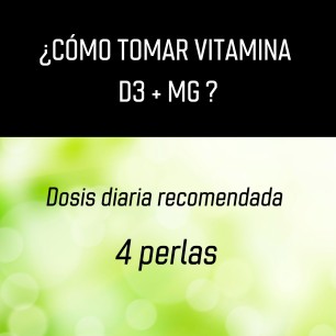 Vitamina D3 (Quali®-D) + Magnesio (Simag®) - 120 perlas