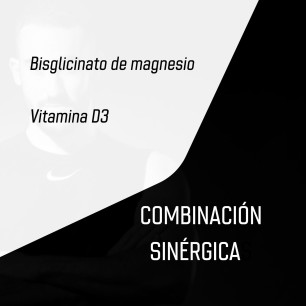 Vitamina D3 + Magnesio Bisglicinato - 120 cápsulas