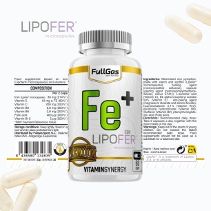 Fe+ con Lipofer® microcapsules - Hierro liposomado | 60 cáps 2