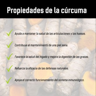 Cúrcuma + Pimienta Negra (BioPerine®) - 60 cápsulas