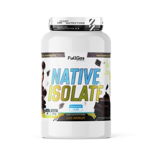 Native Isolate (Whey Nativa) - Sin Edulcorante - Chocolate negro - 1,8kg
