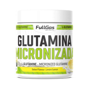 Glutamina micronizada (Kyowa®) en polvo - Limón - 300g
