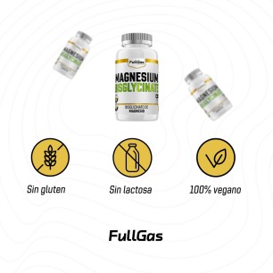 Magnesio Bisglicinato - cuenta con una mejor absorción respecto a otros suplementos que contienen el mineral