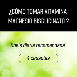 Magnesio Bisglicinato - cuenta con una mejor absorción respecto a otros suplementos que contienen el mineral