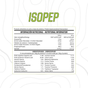 Isopep (Hidrolizado de Aislado Optipep®) - Neutro - 1kg