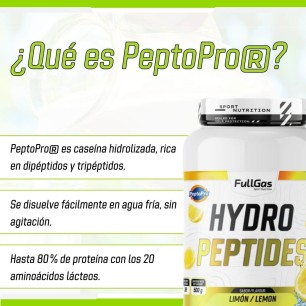 Hydro Peptides (PeptoPro® Hidrolizado Caseína) - Limón - 500g
