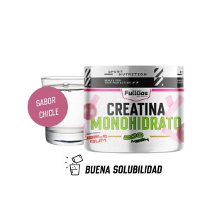 Creatina Monohidrato 200 Mesh en polvo - Bubblegum - 250g