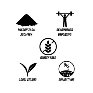 Creatina Monohidrato 200 Mesh en polvo - Limón - 250g