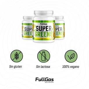 SUPER GREENS - LIMÓN - 300g