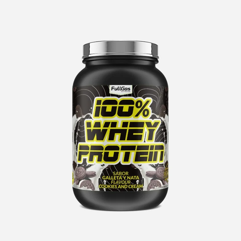 100% Whey Concentrate - Consommation de protéines concentrées cookies et crème - 1,8 kg